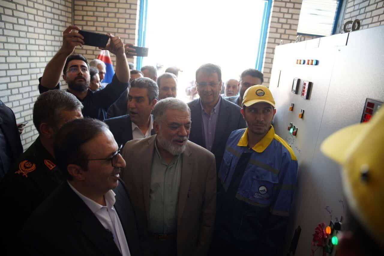 مجتمع آب‌رسانی قاقازان در بخش کوهین افتتاح شد
