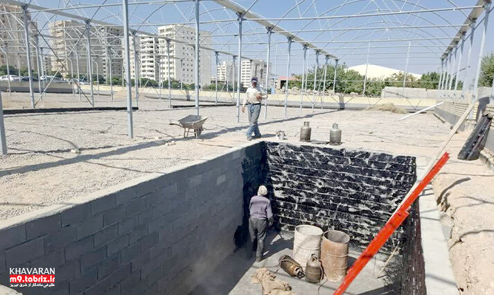 تکمیل گلخانه شهرک خاوران با هدف توسعه زیرساخت‌های فضای سبز منطقه ۹ تبریز