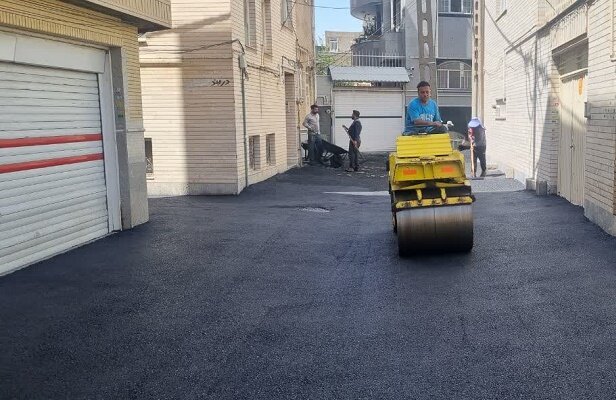 توزیع ۵۰ تن آسفالت طی هفته گذشته در محدوده مرکزی تبریز