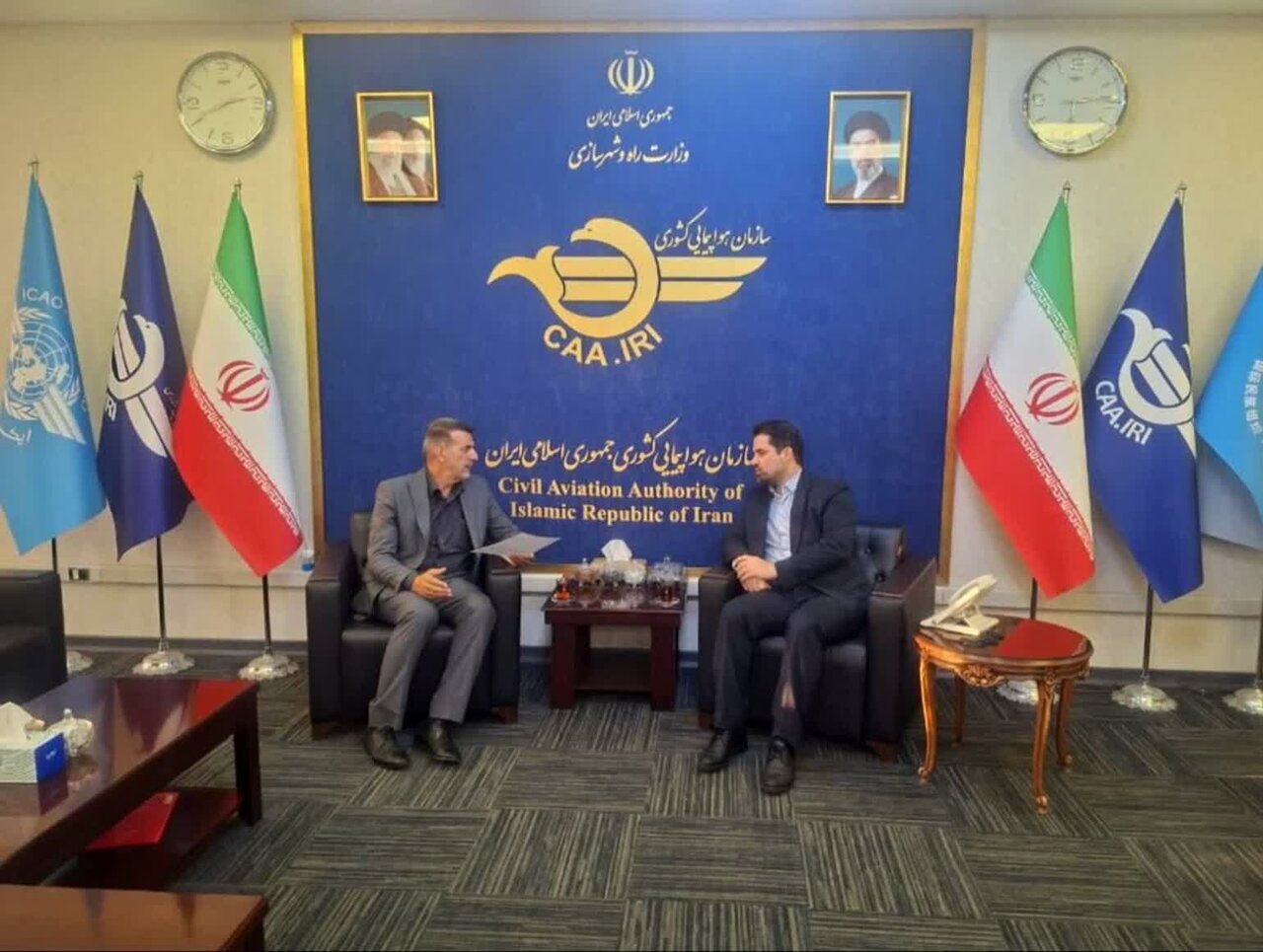 دیدار پولادی با رییس سازمان هواپیمایی کشور/ پی‌گیری توسعه پروازهای نوشهر