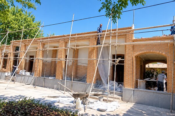 احداث سازه هشتی ورودی خانه تاریخی کلکتهچی به پیشرفت ۸۰ درصدی رسید