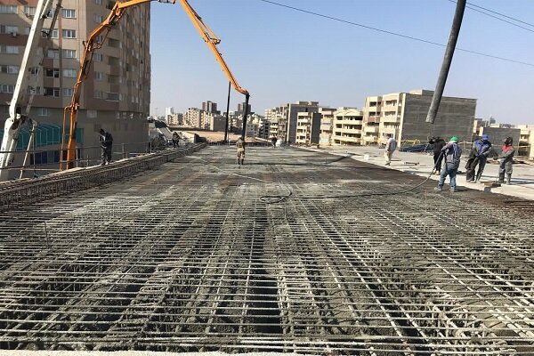 بتنریزی مرحله ششم پل شهید حیدری انجام شد
