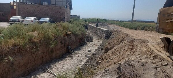 پیشرفت ۷۰ درصدی پروژه احداث کانال "سنگی رود" کوی صنعتگران
