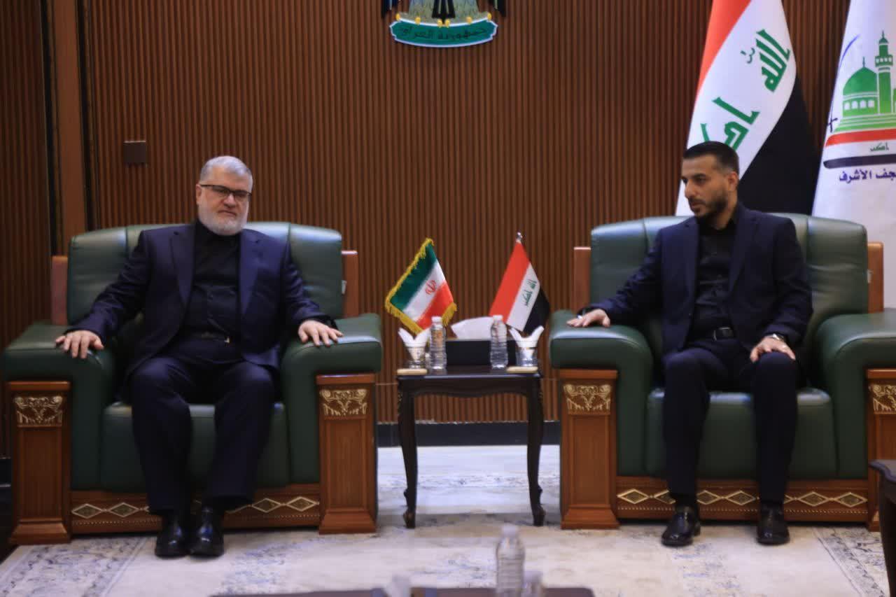 معتمدیان: نجف با میزبانی آیین تشییع رهبر شهید و زائران اربعین، جلوه برادری دو ملت را رقم زد/ پیشنهاد تشکیل کمیته مشترک تهران و نجف
