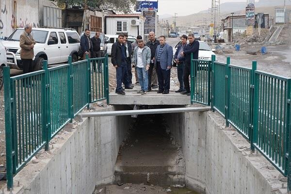 دال گذاری کانال ملاصدرا توسط شهرداری منطقه ۲