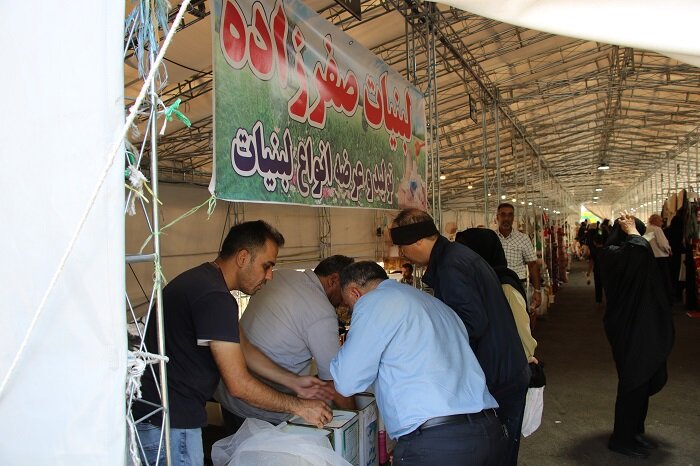 استقبال شهروندان از بازارچه ساماندهی دستفروشان در خیابان رضوانشهر