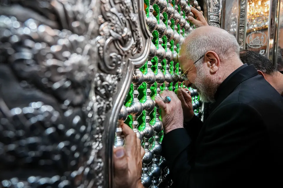 دکتر قالیباف به زیارت حرم امام حسین(ع) مشرف شد