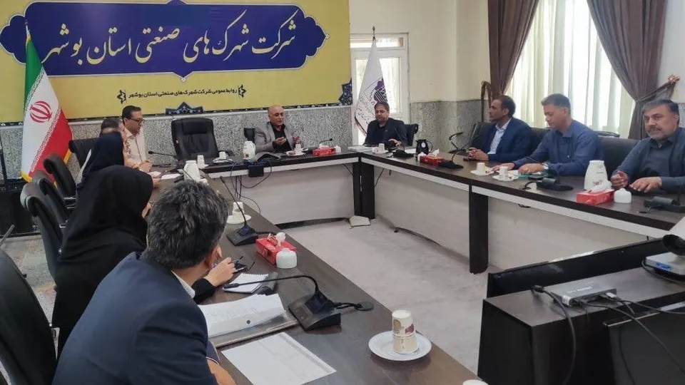 نشست مشترک برق منطقه‌ای فارس و شهرک‌های صنعتی بوشهر برای تسریع در فرآیند برق‌رسانی به شهرک صنعتی شماره ۲