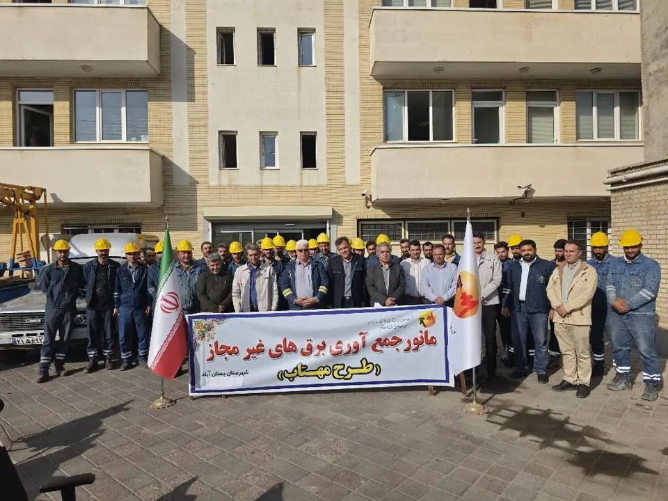 شناسایی و جمعآوری ۱۴ مورد برق غیرمجاز در مانور «مهتاب» بستانآباد
