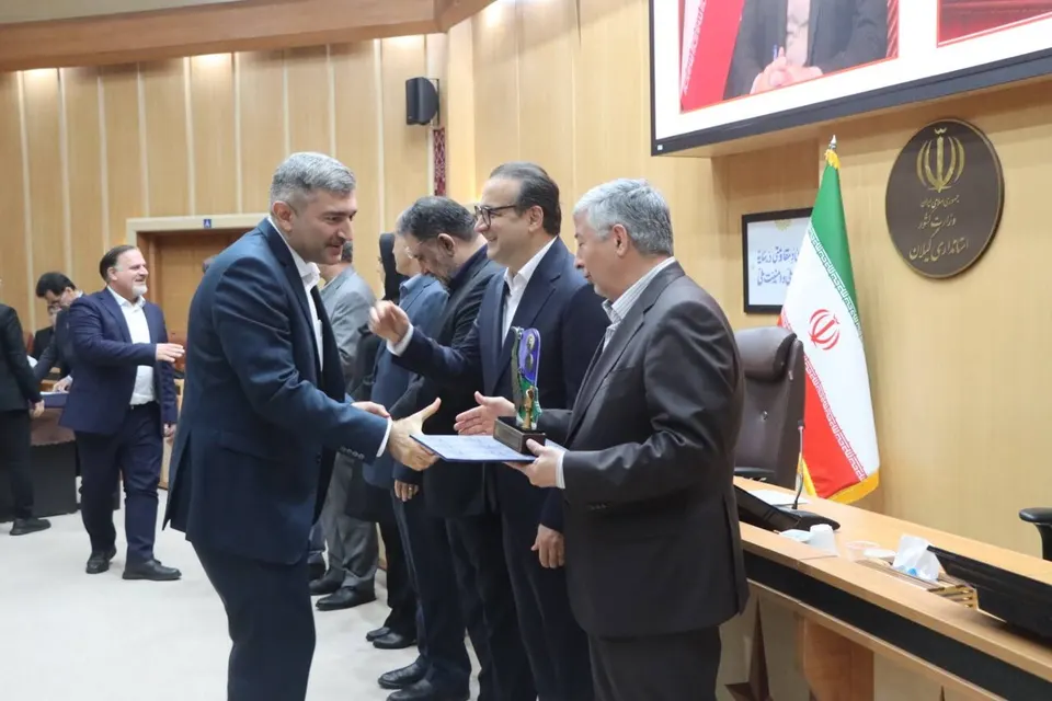 کسب رتبه برتر شرکت توزیع نیروی برق استان گیلان در جشنواره شهید رجایی ‌